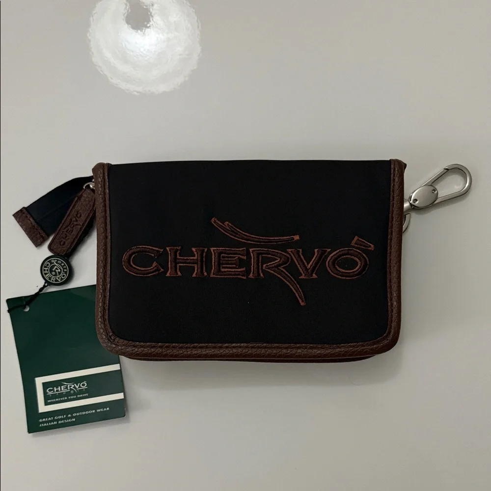 CHERVO Black and Brown Men's Wallet